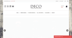 Desktop Screenshot of decofinewatches.com